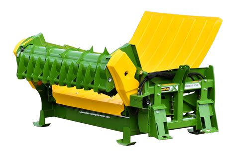 skid steer round bale shredder|bale processors for round bales.